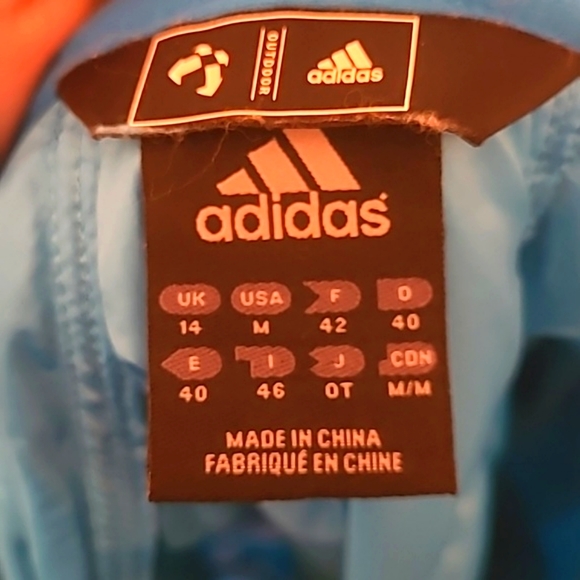 ADIDAS teal primaloft pullover jacket - Picture 3 of 5